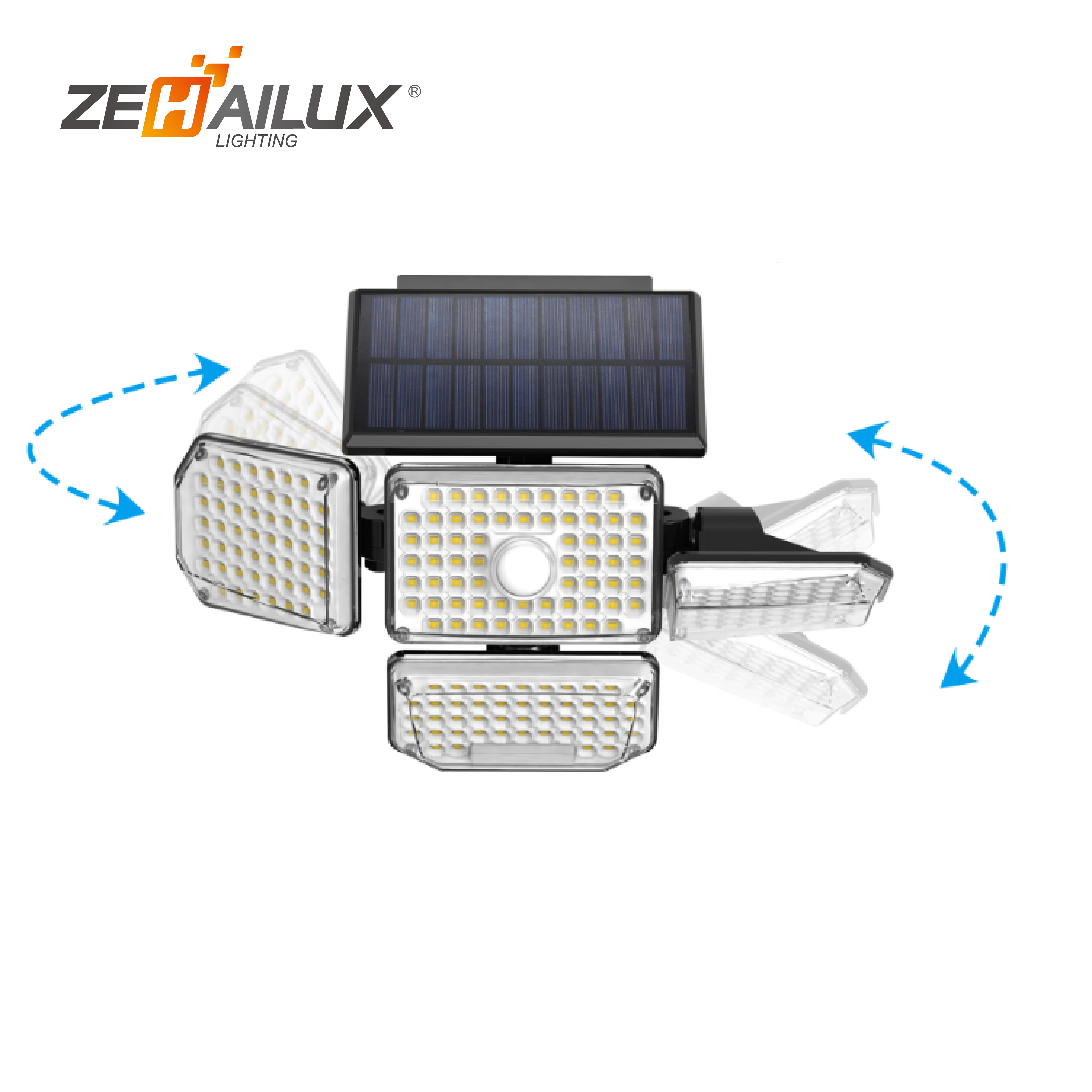 High Power 430 Lumen Waterproof Solar Security Light LED Wireless PIR Sensor Lights Solar Garden Light
