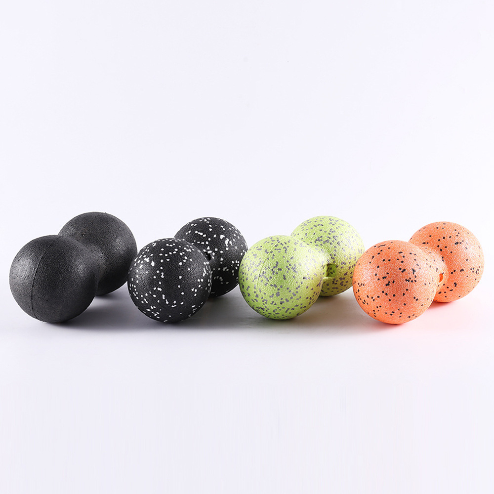 Double EPP foam muscle therapy massage ball round peanut shaped gym fitness exercise ballyoga peanut balls