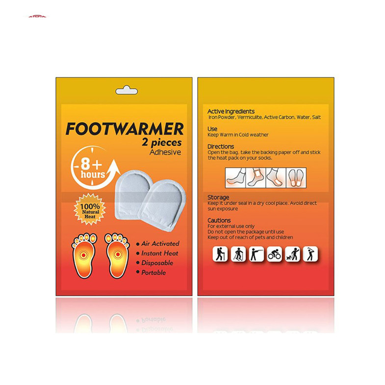 instant self heating foot warmer heating pad for winter