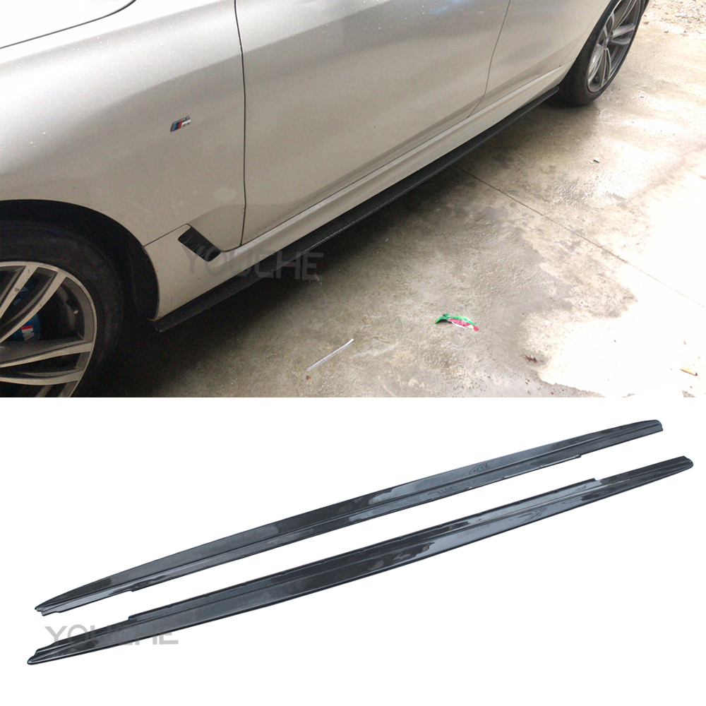 Боковые удлинители G30 M-Tech style из углеродного волокна для BMW 5 серии G30 G38 M, детали для спортивного бампера, кузова автомобиля