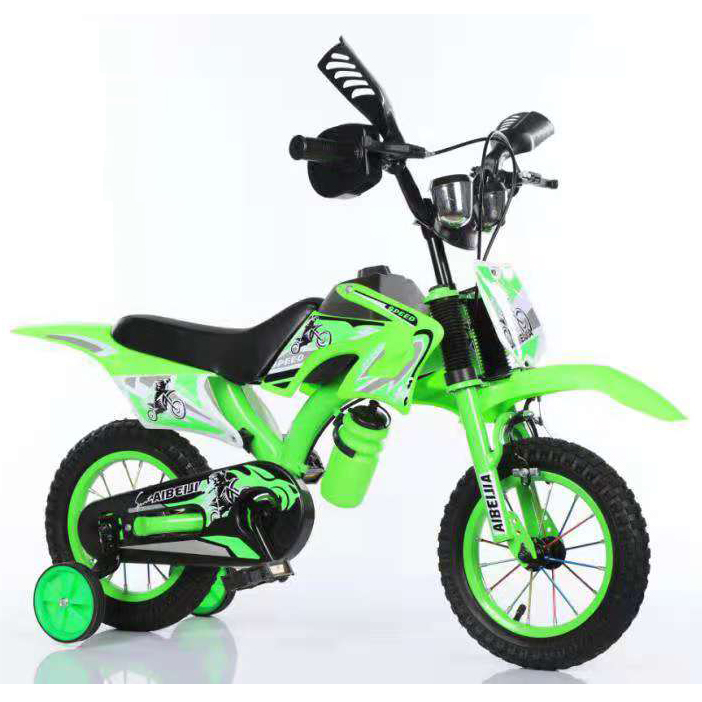 2021 Classic Kids Bike 16 Inch for Ages 3-9 Years Boys and Girls Motorbike style kids bike