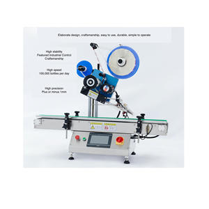 YTK-TP100 automatic Scratch Card flat surface Paper Box Plastic Flat Square Pet Bottle Adhesive labeling machine