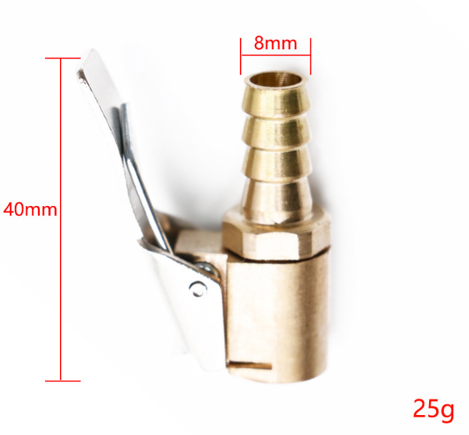 Blues Accept custom Brass Air Chuck car inflatable quick connector tire inflator valve connector