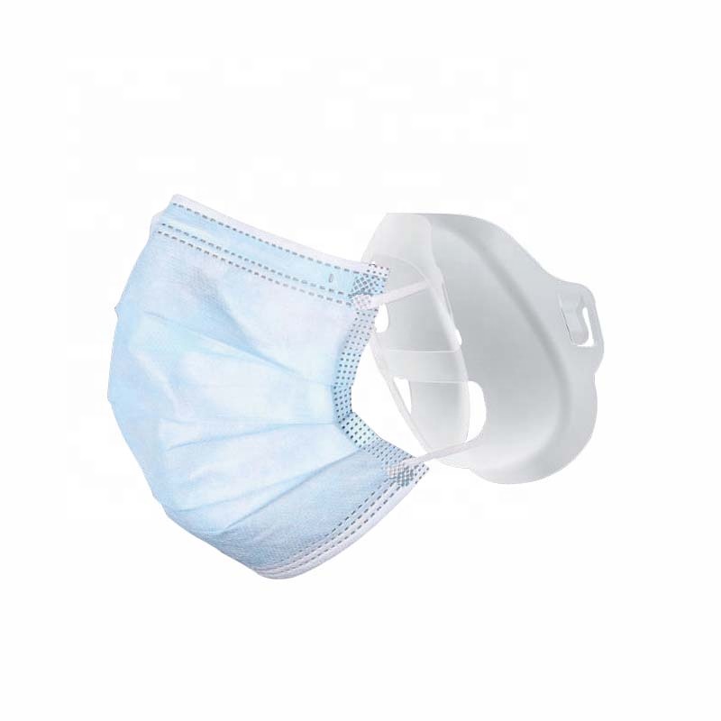 Wholesale washable and reusable plastic 3d face inner support frame bracket for comfortable masked wearing