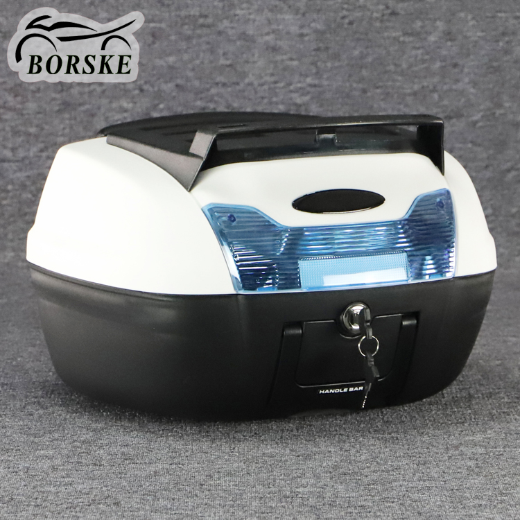 Motorcycle part motorcycle box custom tail box 40L motorcycle top case with backrest
