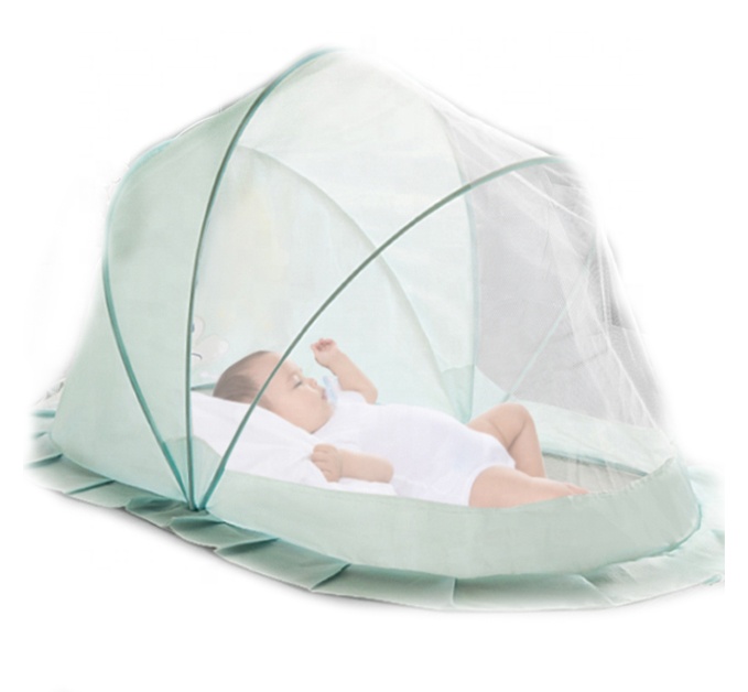 Crib encryption net pop-up mosquito net can be used to store with shading cloth to send baby dolls toys