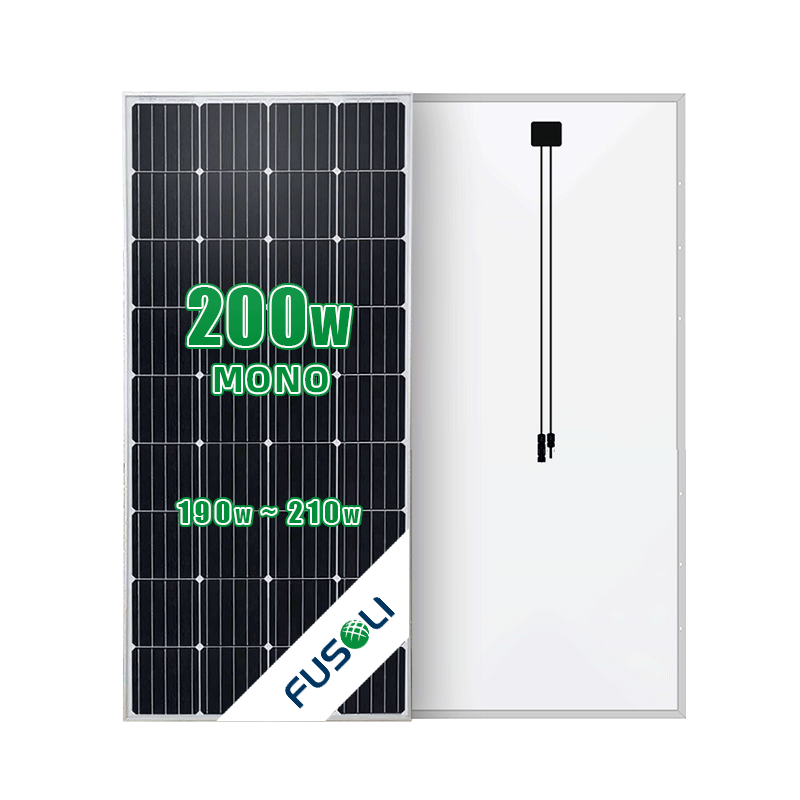 Высококачественная панель 190 Вт ~ 210 Вт, солнечная батарея Mono X 125 мм, 72 ячейки в серии