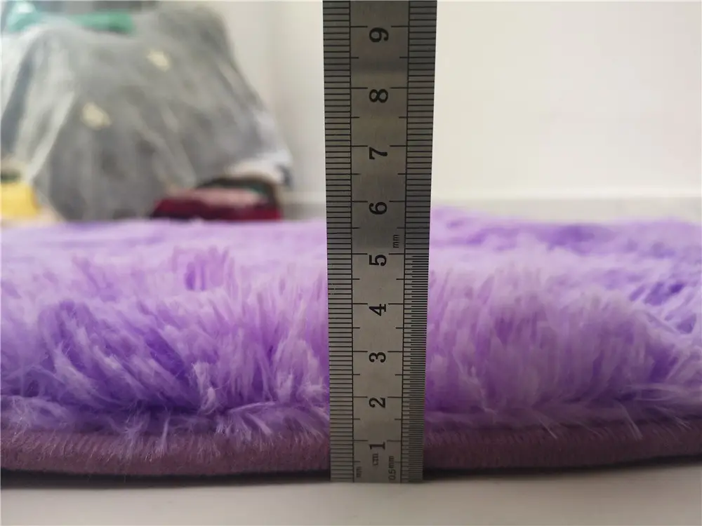 Fur Rug Hot Selling Best Quality Tie Dye Decorative Living Room Bedroom Beside Carpet PV Fleece Rug