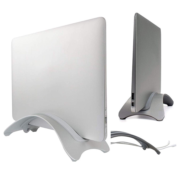 Для Macbook держатель Вертикальный BookArc стенд держатель, алюминий Экономия пространства вертикальная подставка для ноутбука