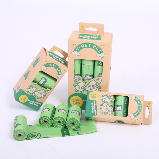 Environment Friendly Compostable Poop Bags High Quality Pet Poop Bags for Dogs