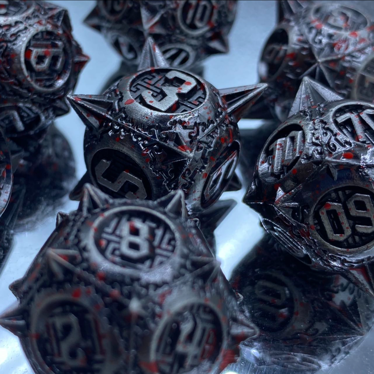 Набор Металлических Кубиков dnd, кости d & d для ролевых игр, Подземелья и Драконы, многогранные кости под заказ, кости DND