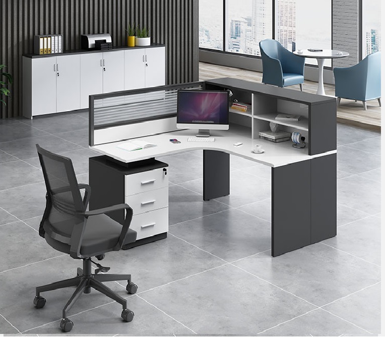Bureau de travail Staff office partition desk cubicle workstation commercial Office Furniture modular office table and chair set