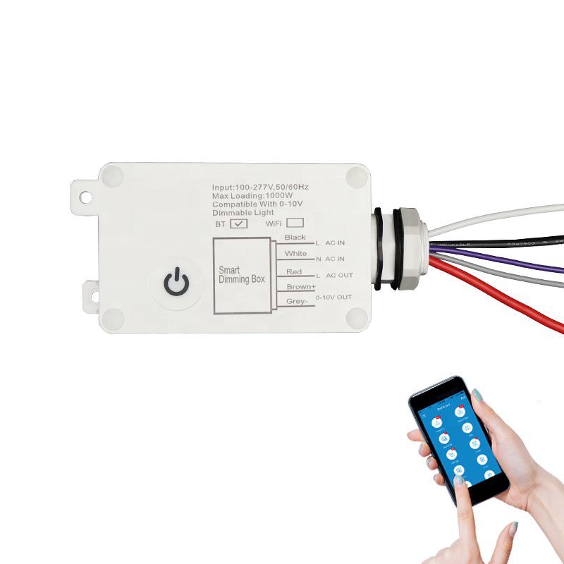 Интеллектуальное управление беспроводной Wi-Fi, Bluetooth, Смарт диммер настенный выключатель 120v 230v triac 100-277v свет контроллер 0-10В tuya Диммер 0 10v
