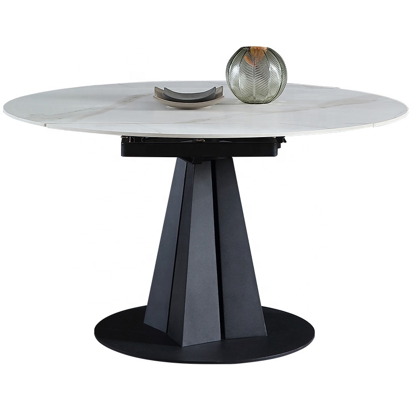 Family dining room furniture high-quality marble table and chair dining with function