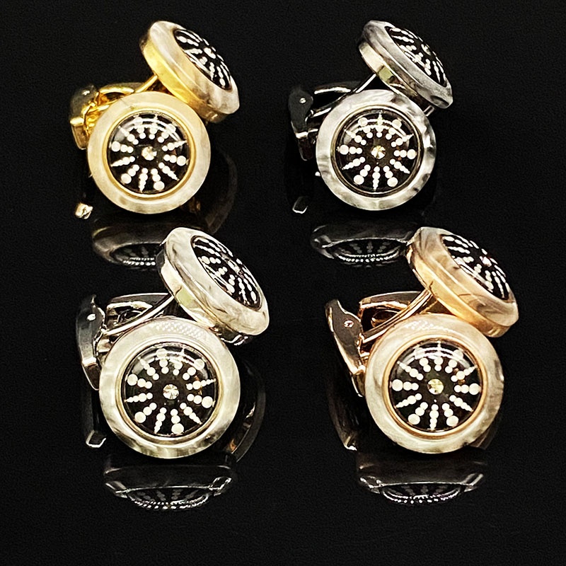 Promotion Wholesale Price Luxury Tuxedo Cufflinks Business Men Shirts For Engagement Gift Cufflinks
