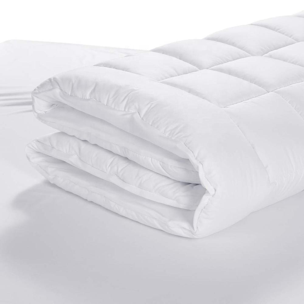 100% Cotton cassette style box stitched down duvet/ quilt with comforter shell and 3cm mesh baffles