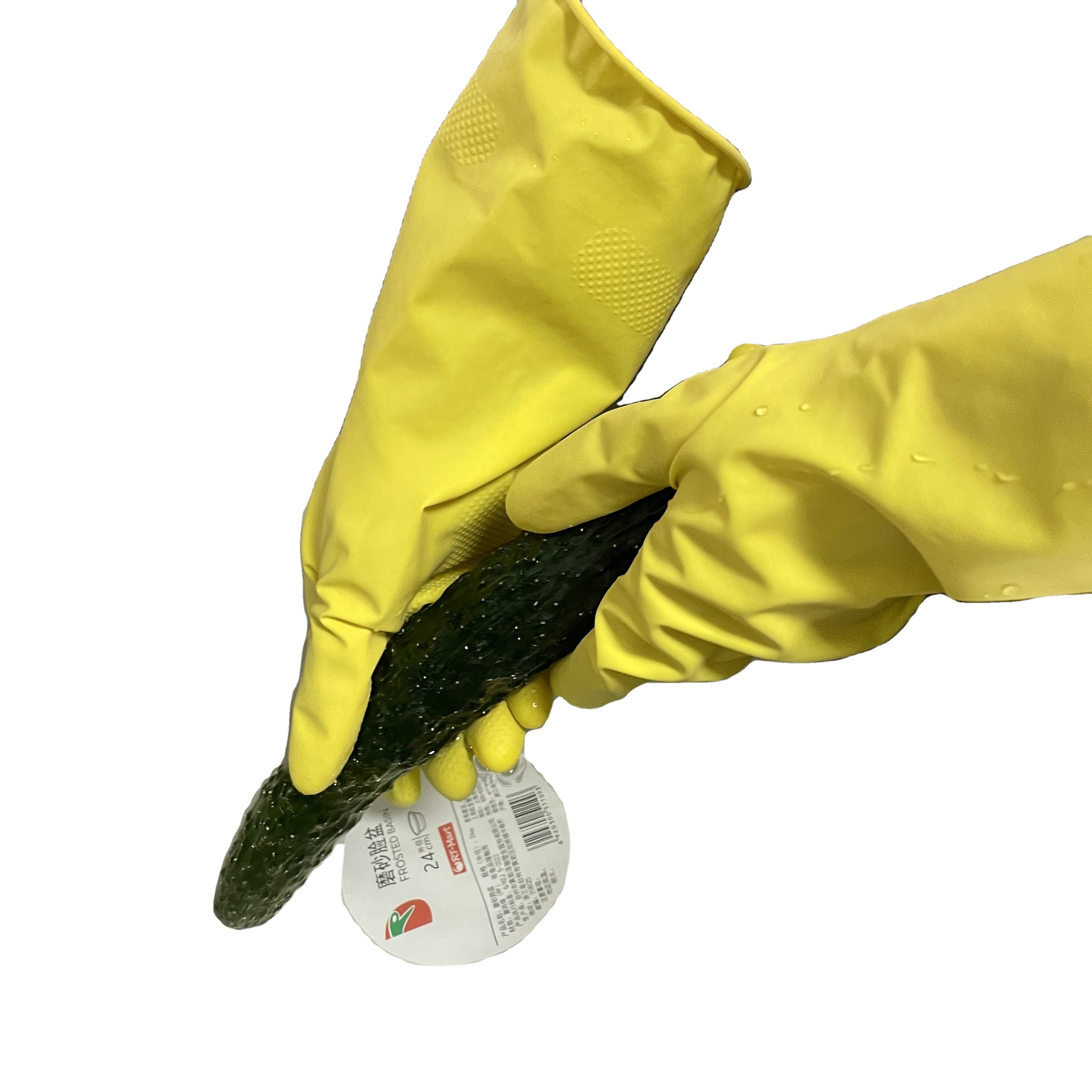Hot selling Pink Latex household Glove rubber latex for cleaning
