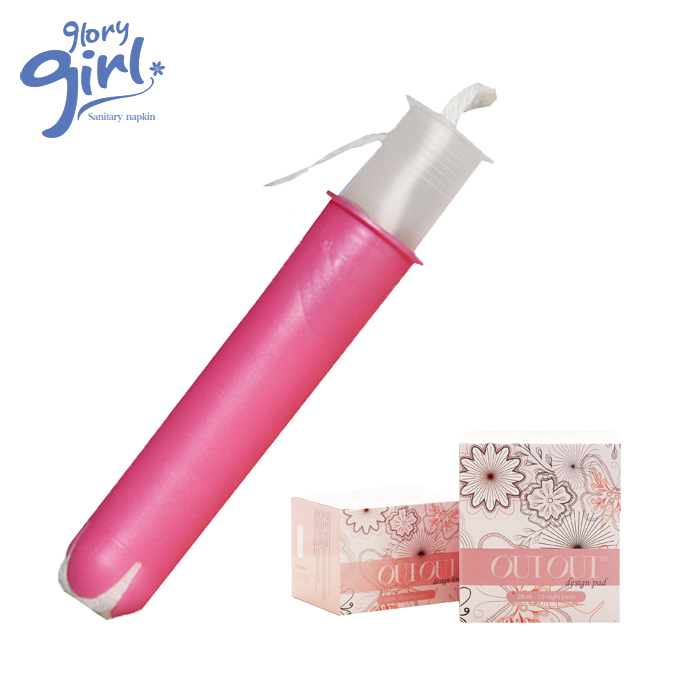 Vaginal organic packaging sterile viscose applicator tampons stock