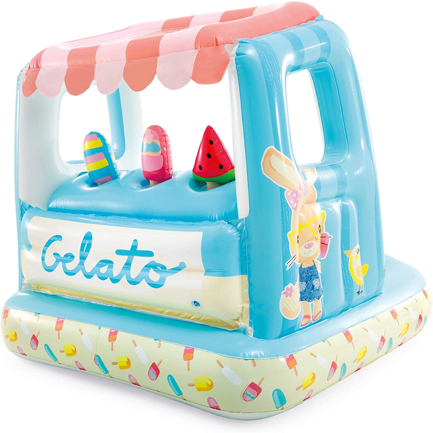 Надувной игровой домик и бассейн для мороженного, для детей 2-8 лет