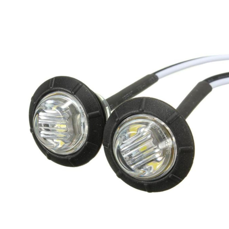 Led Truck Side Signal Warning Light for Car Motorcycle Side Marker Indicator Lamp 12v/24v led bulb trailer light red amber
