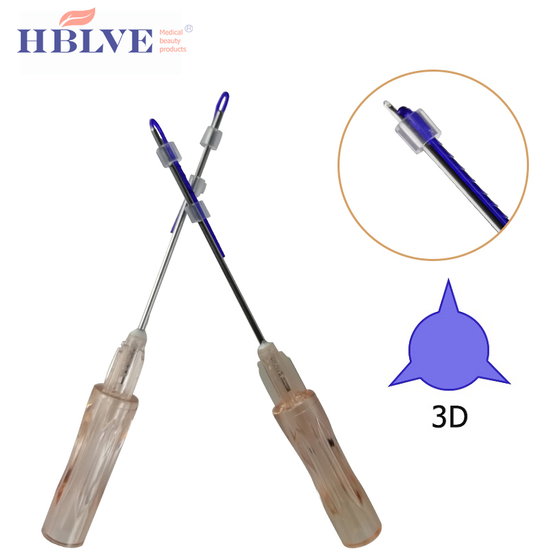 18 г W blunt Cannula mould 3D COG thread Hilos tenфитнес Fio de sutura face lifting thread pdo