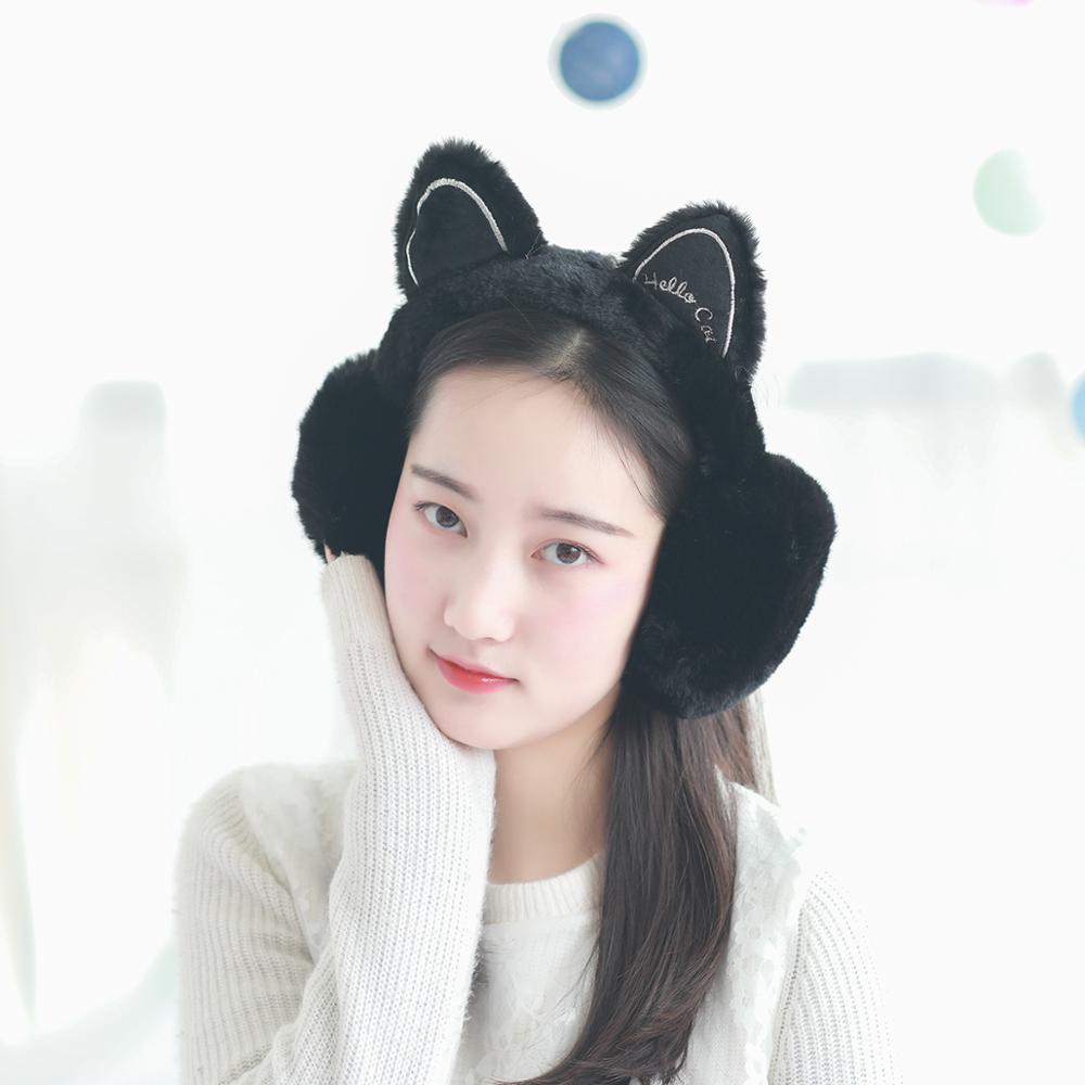 hot selling fashion new style winter plush pig shaped earwarmer with embroidery logo
