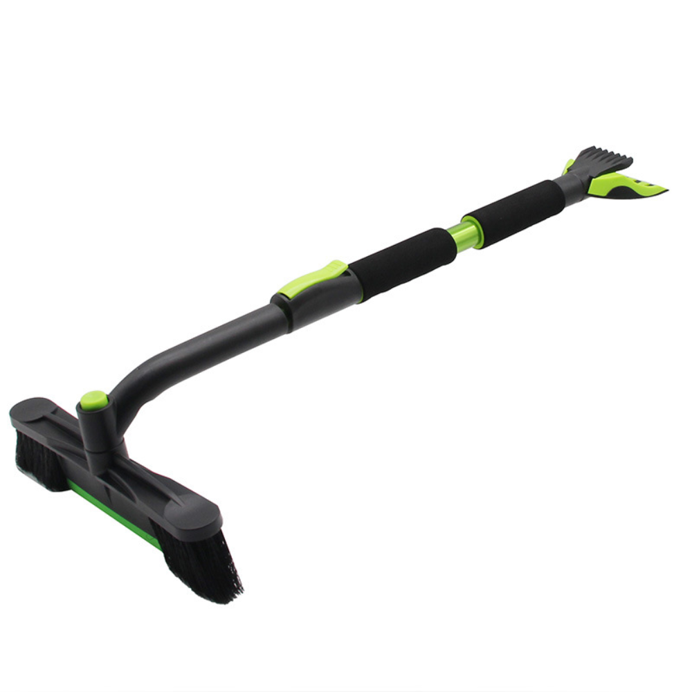 Retractable snow removal shovel and snow scraper for snow removal shovel