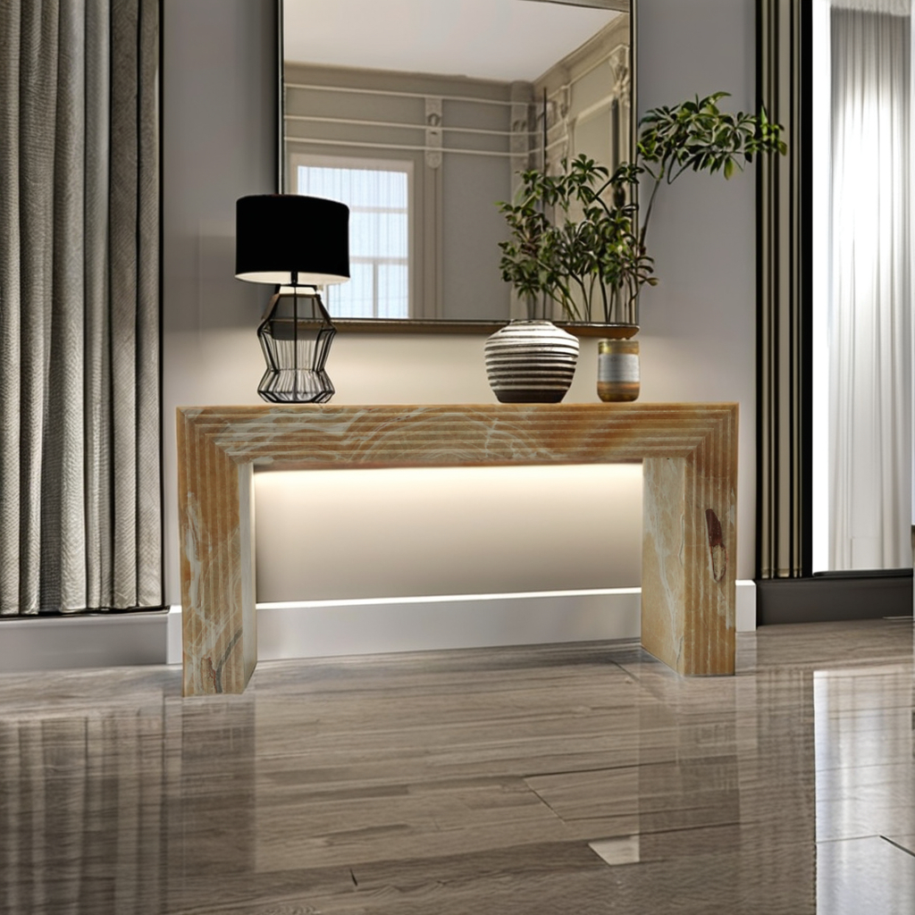 Hot Selling Modern Marble Console table Placed In The Hallway And Living Room Marble Console table