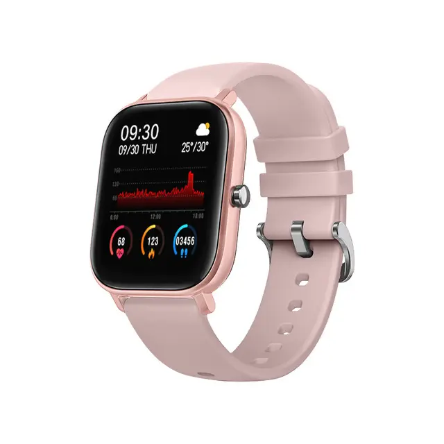 New P8 Men Smart Watch support BT Call Music ECG Heart Rate Fitness Tracker Smart Watch