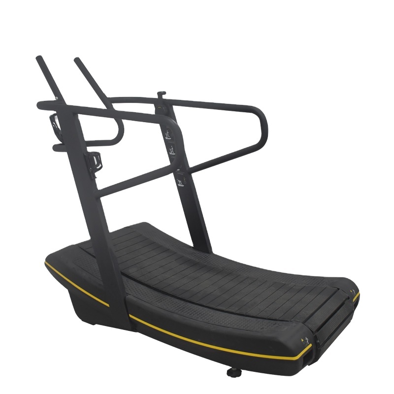 No-power treadmill gym professional commercial S fitness equipment arc mechanical magnetic-controlled no-power treadmill