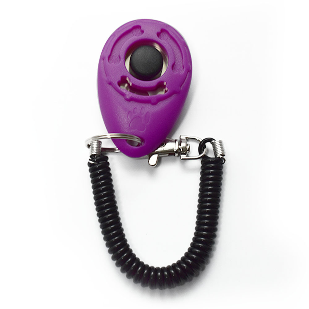 Maideng Adjustable Sound Keychain Dog Clicker Anti Barking Device Pet Training Clicker