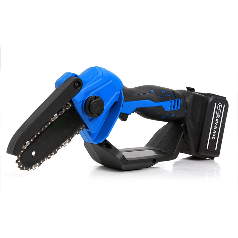 Wintools 18V lithium chainsaw portable Li-ion Cordless log chain saw with protective casing
