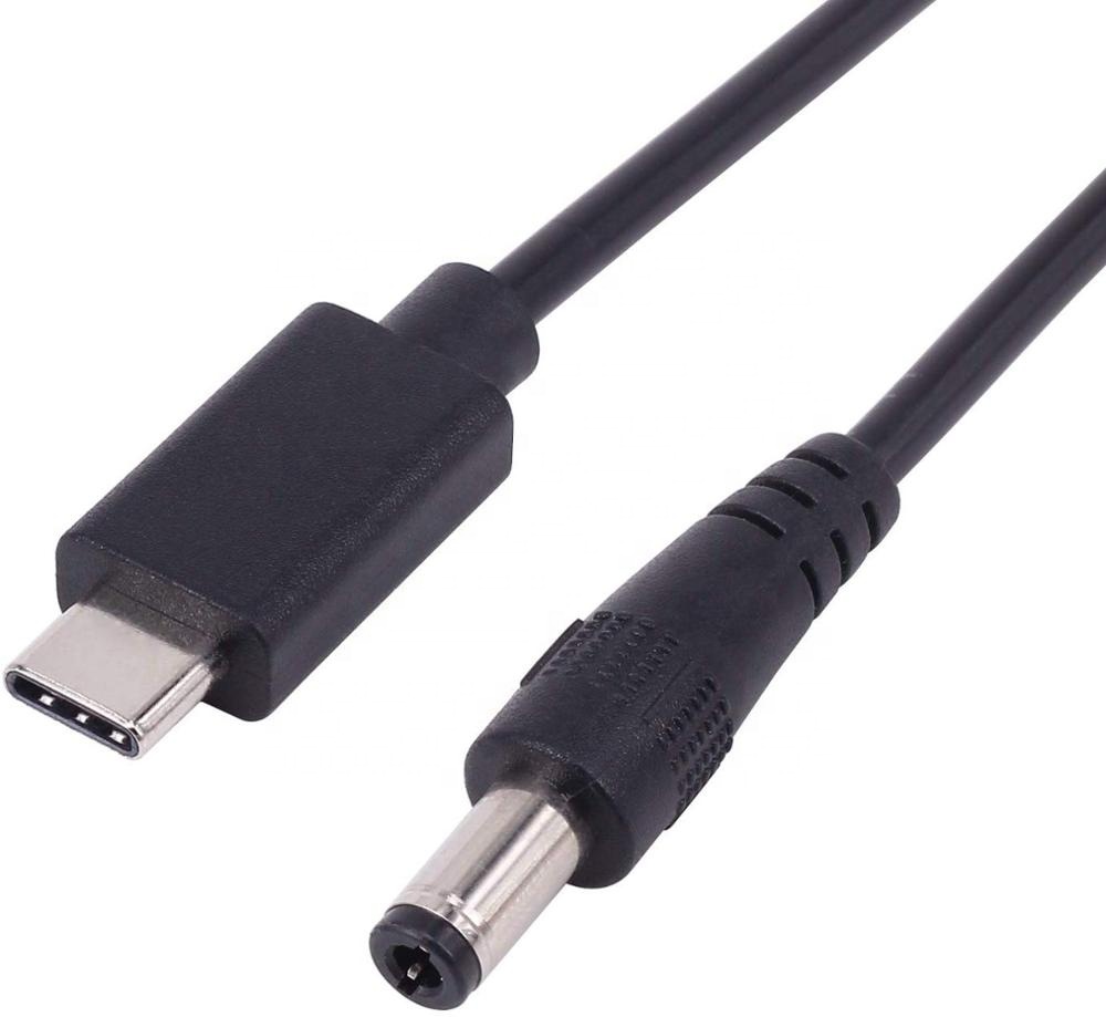 USB 3,1 Тип C USB C мужчина к DC 5,5X2,5 мм Мужской Разъем питания удлинитель зарядный кабель