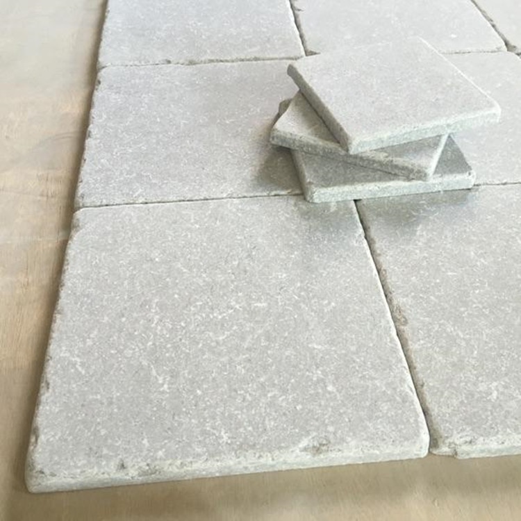 Cheap Tumbled Pathway paving stone Tile Beige Travertine Natural Limestone Garden Floor Wall paving stone French Pattern