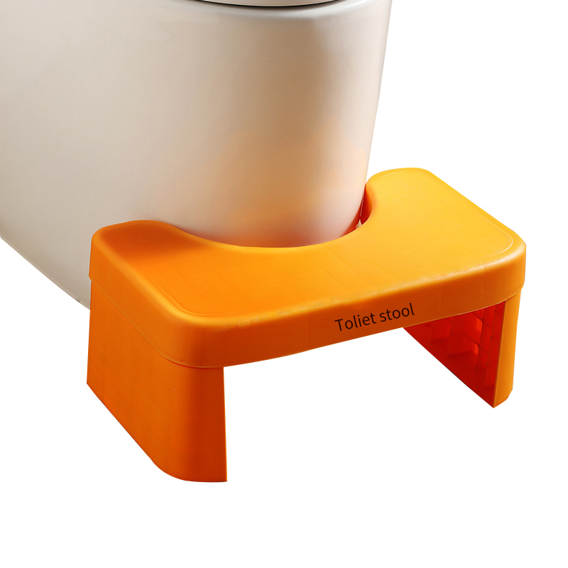 Bathroom Accessories Plastic U-Shaped Foldable Toilet Squatting Stool Non-Slip stool Children Pregnant Toliet Footstool