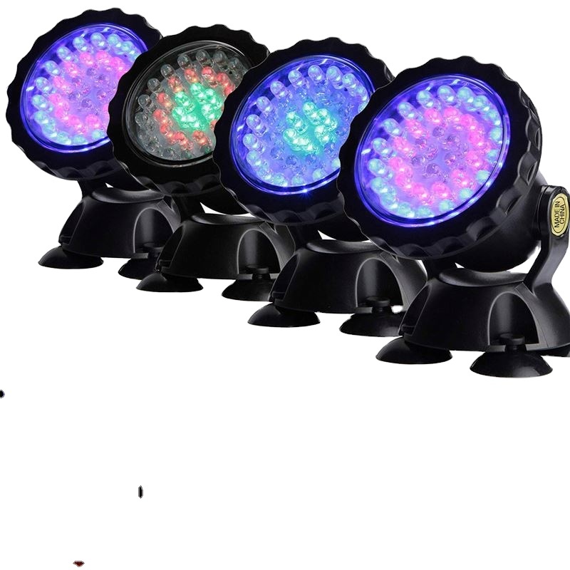 36 LED RGB Submersible Pond Spotlight Remote Control Garden Landscape Lawn Light Outdoor Underwater Fountain Pool Aquarium Lamp