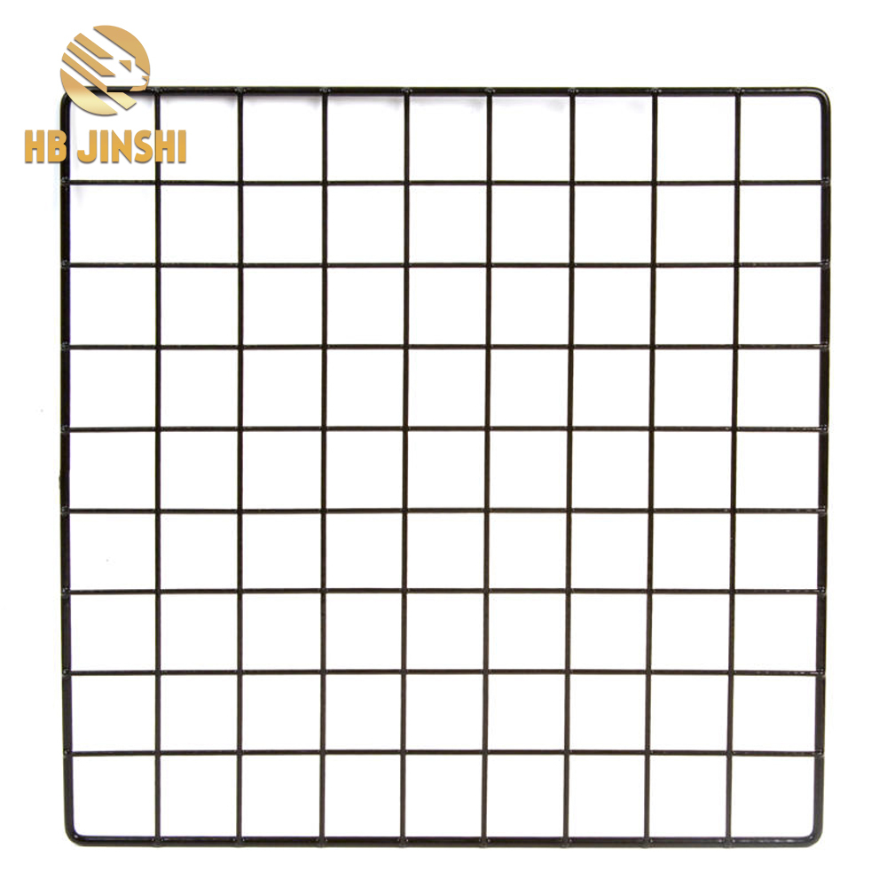 Powder painted welded wire mesh grid wall panel
