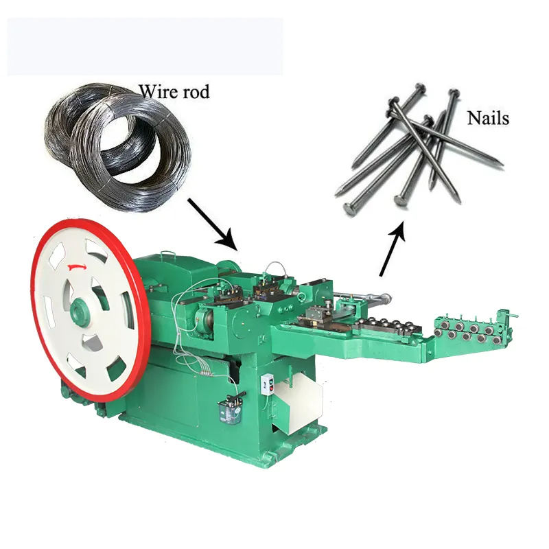 high speed steel wire nails making machine automatic low cost nail/screw equipment production line