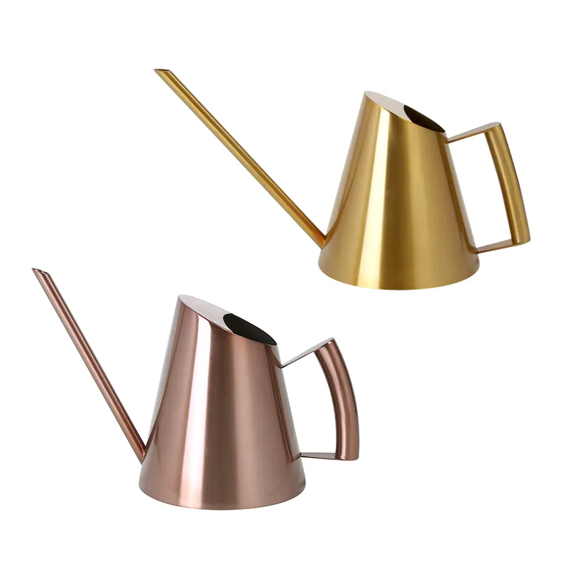 Quality modern design stainless steel indoor watering cans plant watering can metal Small water can