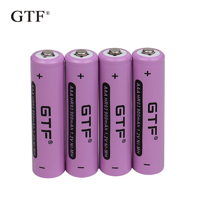 GTF 1.2V 900mAh Rechargeable AAA In Batteries Ni-MH Batteries For Solar Energy