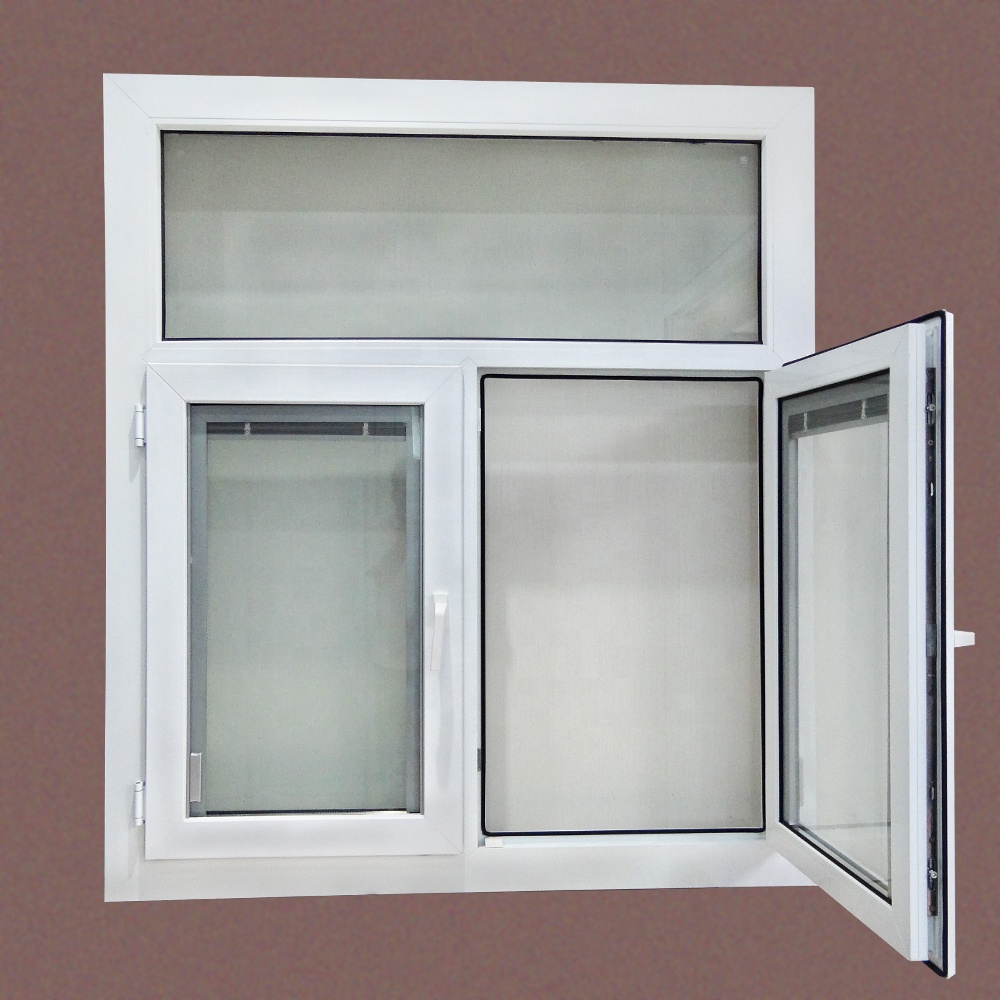 UPVC vinyl windows designs double glazed pvc swing windows