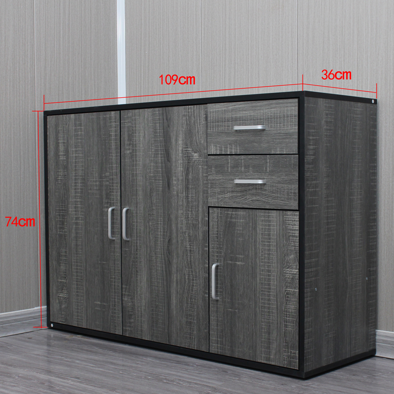 Hot Sale OEM Manufacture Wood Cabinet Living Room MDF Panel Sideboards With 3 Doors