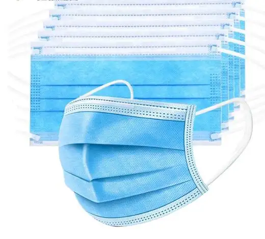 Mask In Stock 3-ply Disposable Face Mask Ear Loop Mask For Wholesale In Stock
