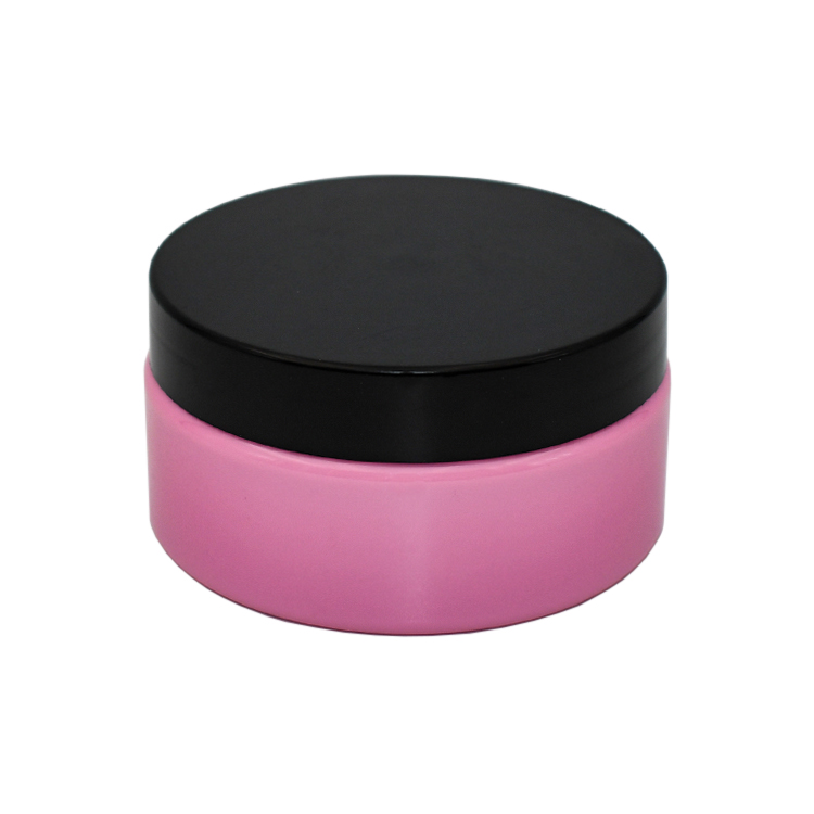 Plastic Pink 270ml PET Cosmetic jar For Facial Cleanser Cream jar,Aloe Vera Gels and other creamy substances