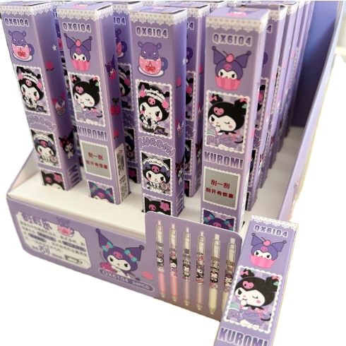 Скретч-офф счастливая Слепая Коробка нейтральная ручка Sanrio Kulomi Водяная ручка Студенческая канцелярская пресс-авторучка
