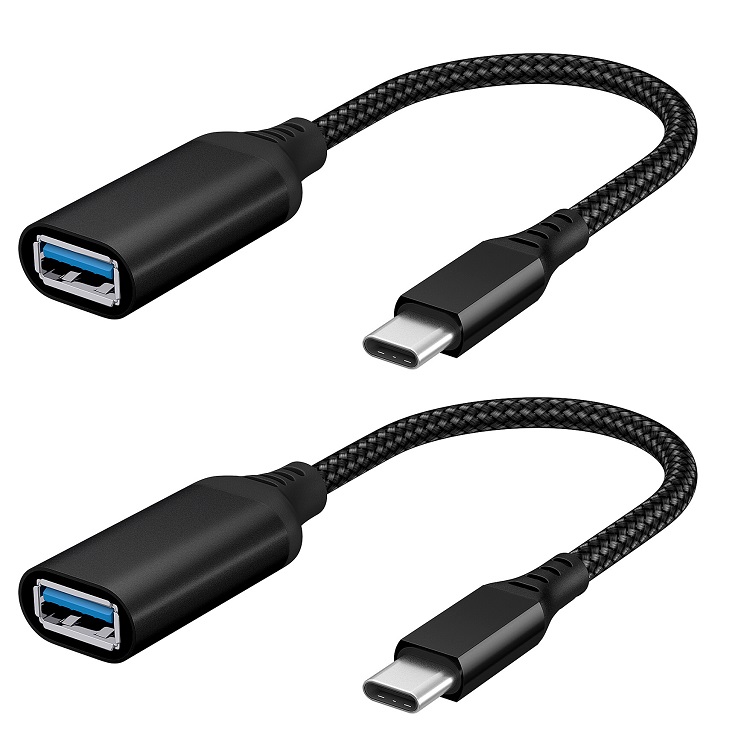 Переходник с USB C на USB Тип C 3,0 на Go штекер на USB A гнездо адаптер совместимый otg Кабели Тип c