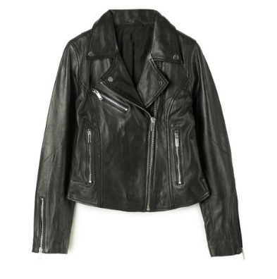 Leather Jacket Women Classic Zipper Short Jackets