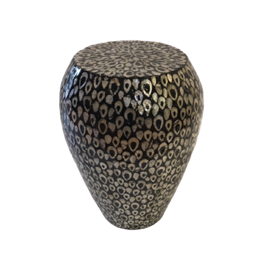 High quality best selling luxury Mother of Pearl Stool handmade in Viet Nam