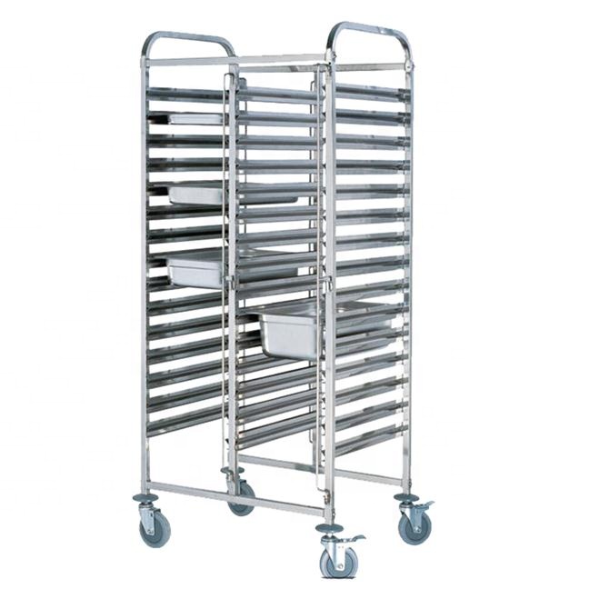 Bbaking trolley Featured Products for Hand Carts Trolleys high quality stainless steel bread oven trolley cart with wheels