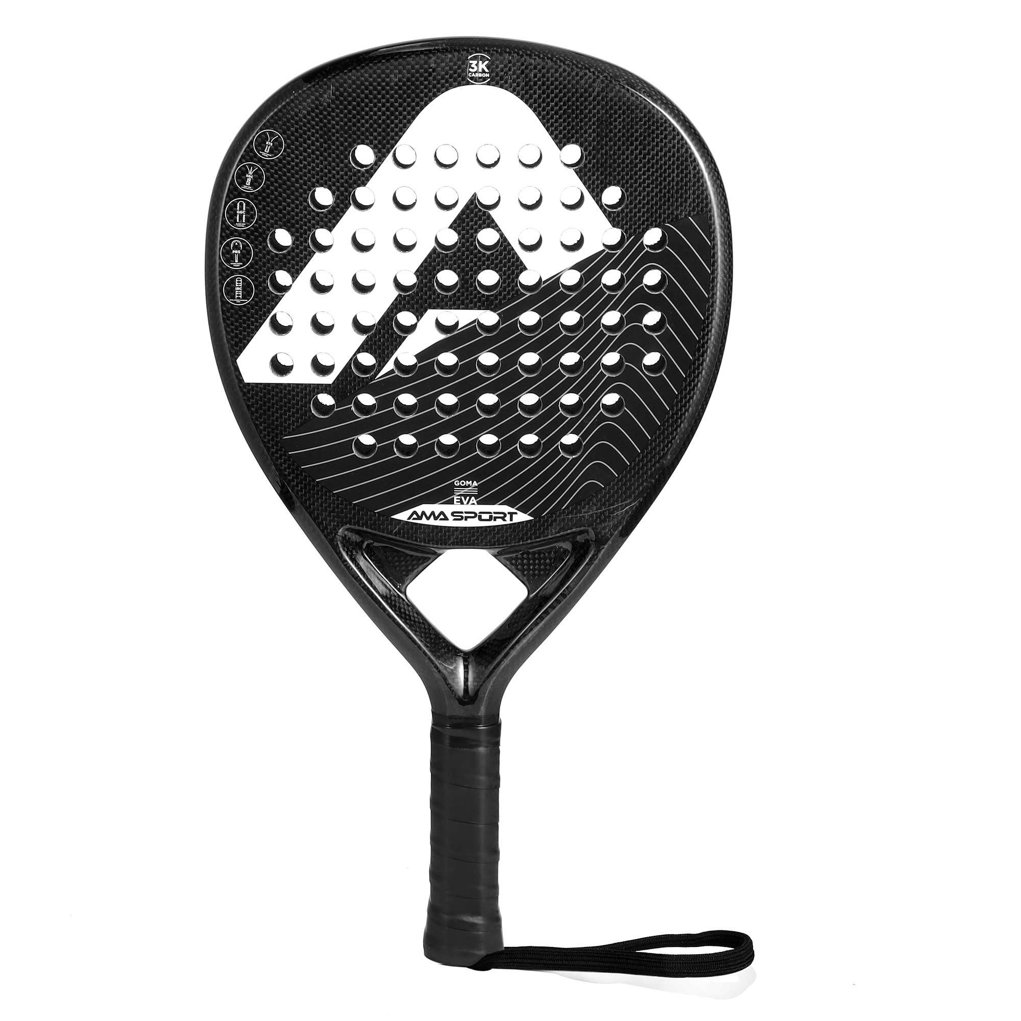 Fast delivery RTS 3k carbon padel racket & padel shovel and padel racquet